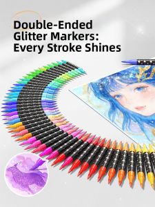 QITE | Water-based Washable Non-toxic Flashy Colored Pencils