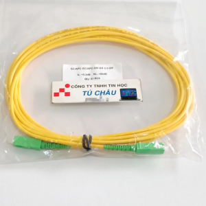 Cáp nhảy quang mạng SC / APC - SC / APC dài 5m (Single mode Optical fiber cable)