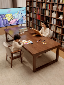 OYIla | Full Solid Wood Study and Office Desk Dual-use