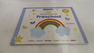 Gold Stars Giant Educational Pad Book for Kids To Learn About Preschool with Stickers (Ages 3-4)