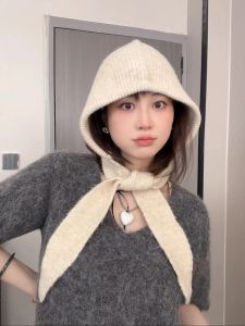 Mũ Len Dệt Kim Màu Đỏ Cho Nữ Mũ Trùm Đầu Kiểu Dáng Thường Ngày Mũ Len Đa Năng Mũ Trùm Đầu Mùa Thu Đông Mũ Trùm Đầu Phong Cách Mới Năm 2020