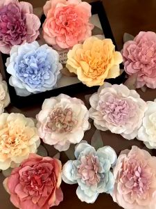 Tooyoo Atmosphere Style Bangs Clip Blue Simulated Flower Hair Clip Super Immortal Side Hair Clip