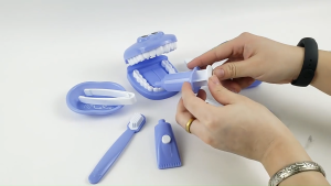 Childrens toy set little doctor play a dentist model of home medicine injection