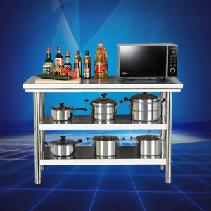 Stainless Steel 3-Layer Work Table
