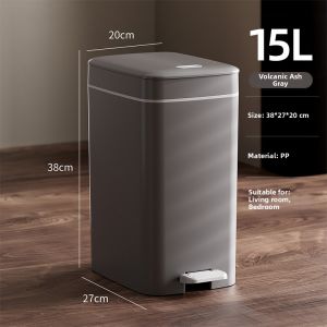 ASCOR | Stylish Large Capacity Household Trash Can with Lid