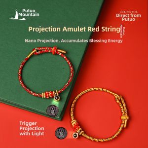 PUTUOSHAN | Lucky Year Red String Bracelet Handmade