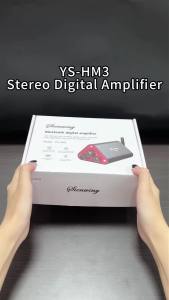 HiFi 2.0 Stereo Digital Amplifier NE5532 Dual Op Amp Ultra-Low Distortion Bluetooth 5.4/USB/AUX 3 Input Modes