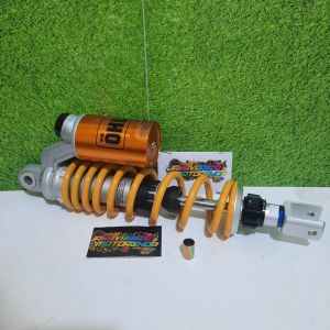 New Shockbreaker Shock 0hL1ns Model Extreme Single Tabung Atas 310mm 330mm Universal Matic Pnp Vario / Beat / Scoopy / Genio / Mio / Fino / Lexi / Aerox125 / Xride / Spacy / Gear Dll