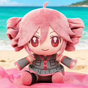 23CM Kasane Teto Plush Toy Soft Kawaii Figure Anime Cosplay Accessories Cartoon Birthday Present Gift for Fans Anime Lovers Girl