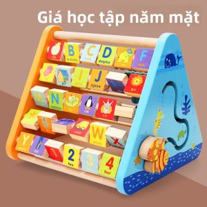 MWZ | Đồ Chơi Học Bổ ích Kết Hợp Giá Đựng