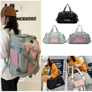 Oxford Sports Backpack Purse Large Capacity Fitness Training Bag Waterproof with Shoe Compartment Multifunctional Storage Shoulder Strap for Men Women