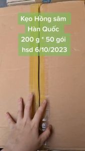 [HÀNG SẴN] Combo 2 Bịch Kẹo Hồng Sâm 365 Hàn Quốc Gói 200g