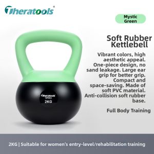 Theratools | Safe Soft Rubber Kettlebell for Kids and Youth Strength Training
