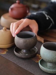 2 Cốc Cà Phê Bằng Gốm Sứ 150Ml Có Đĩa Và Thiết Kế Nắp Sáng Tạo Cốc Trà Có Thể Tái Sử Dụng Cho Nhà Hàng Tại Nhà Tiệc Tùng - Quà Tặng Cho Những Người Yêu Cà Phê Ngày Của Cha Ngày Của Mẹ