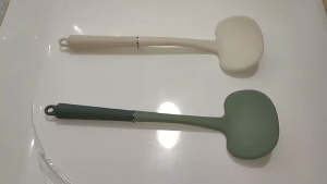Heat-Resistant Kitchen Silicone Spatula 2-in-1 Mushroom Shovel Home Small Stir-Fry Spatula Cooking Spoon Spatula Kuali