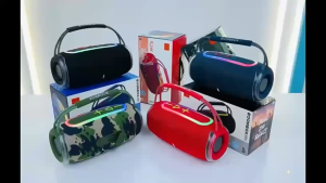 ลำโพงบลูทูธ รุ่น BOOMBOX680 รองรับ AUX TF USB คุณภาพเสียงHi-Fi กันน้ำระดับ IPX4 เสียงสเตอริโอ เบสแน่น มีสายหิ้วพาพาสะด