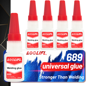 LOOLIFL Universal Super glue Strong Welding High Strength Oily Glue Mighty Instant Glue for Ceramic Metal Glass Home diy tool
