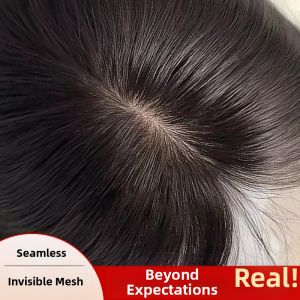 SHANGBEIER | Hair Topper For Concealing Gray Hairs Thin Lines Adds Volume And Height Lightweight