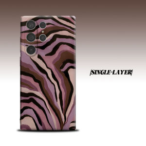Pink Purple Zebra For Samsung Galaxy S26 S25 S24 A56 A36 Dual Layer Luxury Fashion Full Lens Protective Case