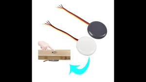 DC5v-24V 60W Penetrable 80mm Wood Mirror Touch Sensor LED Light SwitchHand Sweep Dimmable Touch Dimmer DIY