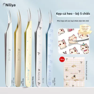 NILIYA | Kẹp Xỏ Chính Xác Đa Năng cho Tem Cảnh và Dán Mi
