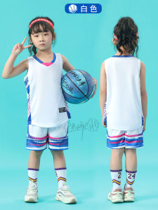 Girls Basketball Training Uniform Set High Aesthetic Value Childrens Competition Class Uniform American Style Kids Sports Wear