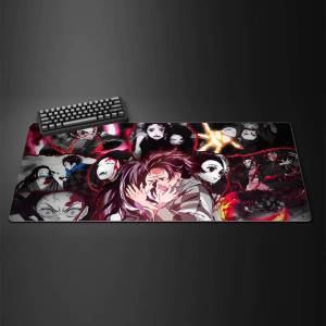 Bandai | Demon Slayer Shinobu Anime Gaming Mouse Pad Large Rubber Keyboard Desk Mat With 2MM Stitched Edge Design