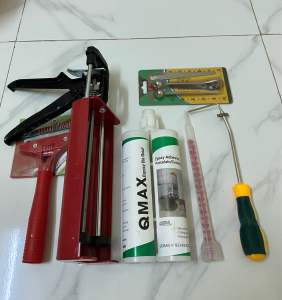 Combo keo chít mạch keo chà ron gạch epoxy 2 thành phần chống thấm bám bẩn
