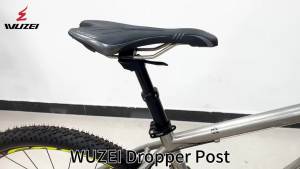 other | WUZEI MTB Manual Control Dropper Seat Post 100 125mm Travel Mountain Bicycle Seatpost 350 400mm Bike Tube 27.2 30.9 31.6mm