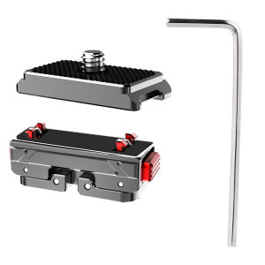 Flymile Quick Release Base Adapter for Insta360 X5/X4/Ace Pro 2 Accessories Metal Extensions Bracket Mount Plate Base