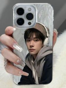 Full Cover Phone Case Trendy INS Style Customizable Celebrity Design Non-Repeating Pattern for Apple 16ProMax Xiaomi 13/14Plus