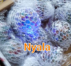 Mainan Bola Bekel Tidak Nyala Squishy Ball Mesh Ball Nyala ukuran 65 cm