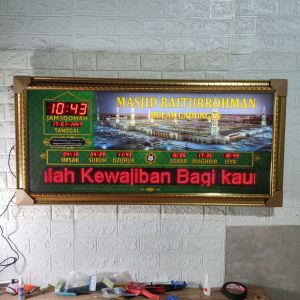 Jam Masjid Digital Jam Sholat Jam Digital Masjid Running Text