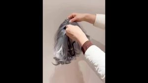 WholesaleLong Wig Storage Bag Holder Case Hair Extensions Storage Bag With Hanger For Wig Hair Extension Storage Bag With Hanger
