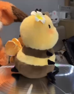 SKISOPGO Cute Little Bee Plush Toy Seven-Star Ladybug Doll Super Soft Bear Animal Pillow