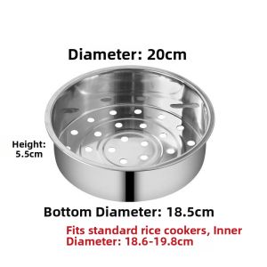 304 Stainless Steel Thickened Steaming Basket