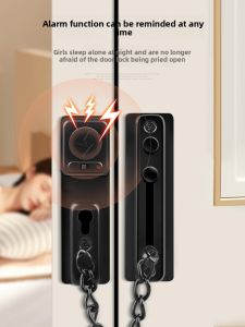 MONLEYTA | German Anti-Theft Door Chain Safety Latch Bolt Stainless Steel Hotel Lock Buckle Hardware Home Improvement Security Chain