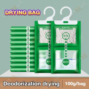 Moisture Proof Desiccant Hanging Dehumidifier Bags Wardrobe Closet Drying Agent Dehumidification Anti-mold Bag