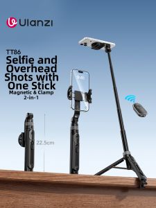 Ulanzi | Magnetic Selfie Stick Tripod for iPhone Android Lightweight Portable