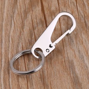 กุญแจมือใหม่พรีเมี่ยมแบบพกพาได้สำหรับผู้ชายและผู้หญิง ห้อยเข็มขัดแบบสแตนเลส 304 สำหรับธุรกิจ สีสันสดใส ขนาดปกติ