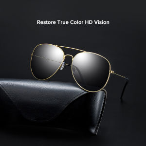 OQ BOGA 18 Màu Kính Mắt Thời Trang Nam Nữ Chống Tia UV Kính Mát Kim Loại Khung Phi Công Chống Tia UV