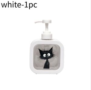500ml Halloween Travel Soap Dispenser Refillable Pump Bottle Transparent Hole Empty Pump for Shampoo Dish Soap Shower Laundry
