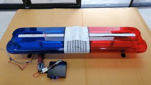 Ambulance/Police LED Top Light with Siren (12 volts)