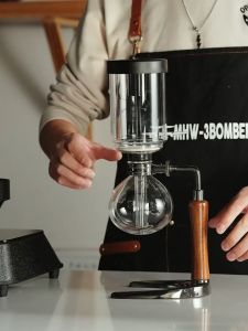 MHW-3BOMBER Syphon Coffee Maker Clear Glass Siphon Coffee Marchine 1 - 3 person