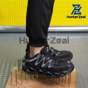 รองเท้าเซฟตี้รุ่น SOFT หัวเหล็กหน้าเท้ากว้าง พื้นยางหนา กันลื่น