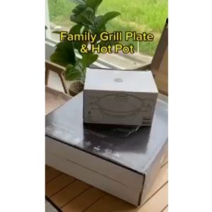 Boardwalk Hot Pot Family Grill Set For Shabu Shabu And Samgyeopsal - Copper Material