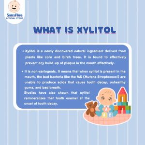 SansFluo Natural Toothgel Cleanser 50ml - Oral Care for 0-4 years old