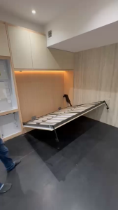 Motorised Horizontal Murphy Bed Singapore | Electric Wall Bed | Installed | HDB Space Saving | Fabricated in Woodlands | Chat Before Ordering