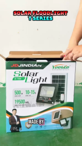 YEESOLAR Solar Floodlight 100W-500W Waterproof Rating IP67 Indoor/Outdoor Use Remote Control High Quality and Brightness LED Solar Powered Rechargeable Dusk to Dawn Motion Sensor Long Operating Time Weatherproof Madaling I-install