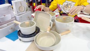 [Hàng chính hãng] Combo Nồi nông 22 và bếp từ Neoflam Fika